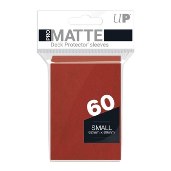 Ultra-Pro-60-Small-Matte-Deck-Protector-Sleeves-Red